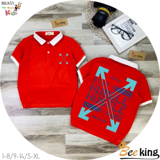 XƯỞNG MAY - CHÀO MẪU ÁO CỔ TRỤ BÉ TRAI STAY