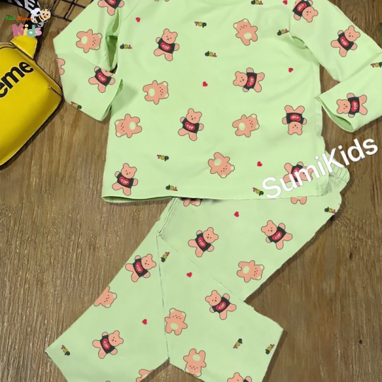 CHÀO LÔ BỘ GÁI TAY DÀI "GẤU" SUMIKIDS