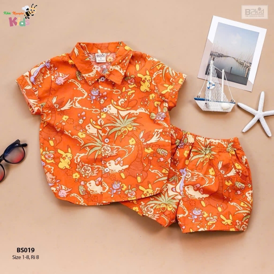 XƯỞNG MAY - BỘ TRAI PIJAMA BS019 B2KIDS