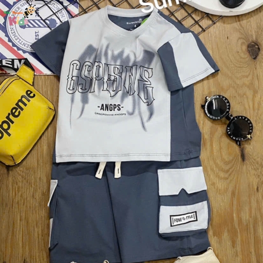 XƯỞNG MAY - CHÀO LÔ BỘ TRAI SUMIKIDS ANGPS