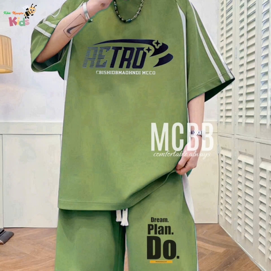XƯỞNG MAY - CHÀO LÔ BỘ TRAI RETRO THƯƠNG HIỆU MCBB