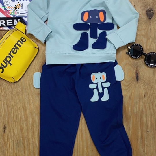 XƯỞNG MAY - BỘ TRAI RONIKIDS CON VOI
