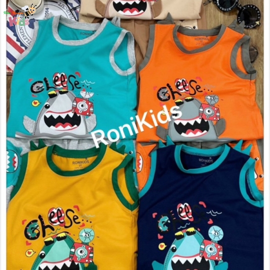 XƯỞNG MAY - CHÀO LÔ BỘ TRAI RONI CÁ MẬP CHEESE