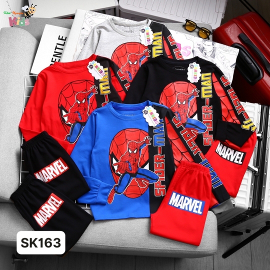 XƯỞNG MAY - CHÀO LÔ TAY DÀI SAMKIDS NHỆN MAREL