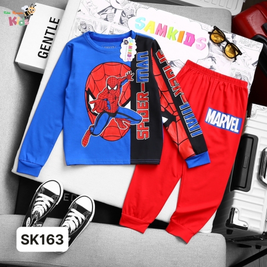 XƯỞNG MAY - CHÀO LÔ TAY DÀI SAMKIDS NHỆN MAREL