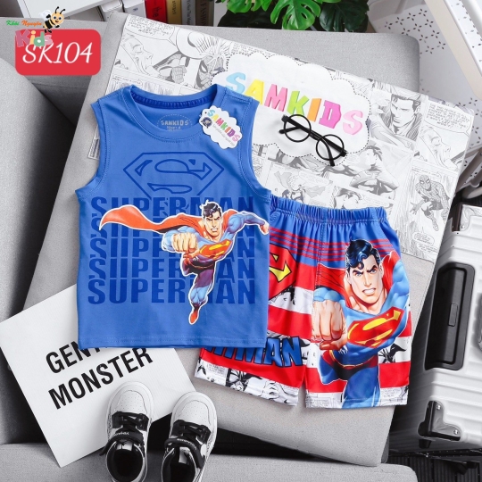 XƯỞNG MAY SAMKIDS - CHÀO LÔ SÁT NÁCH 4C SIÊU ANH HÙNG