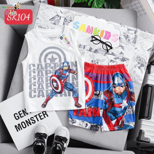 XƯỞNG MAY SAMKIDS - CHÀO LÔ SÁT NÁCH 4C SIÊU ANH HÙNG