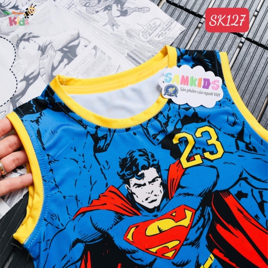 XƯỞNG MAY SAM KIDS - CHÀO LÔ TRAI SÁT NÁCH SIÊU ANH HÙNG