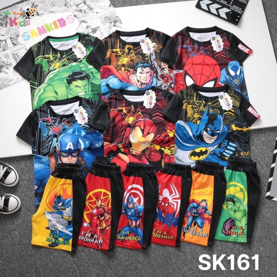 XƯỞNG MAY SAMKIDS - CHÀO LÔ THUN LẠNH SIÊU ANH HÙNG