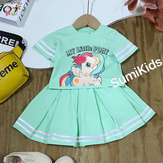 SUMIKIDS CHÀO LÔ SÉT VÁY BÉ GÁI "PONY"