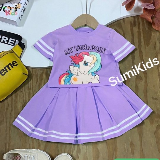 SUMIKIDS CHÀO LÔ SÉT VÁY BÉ GÁI "PONY"