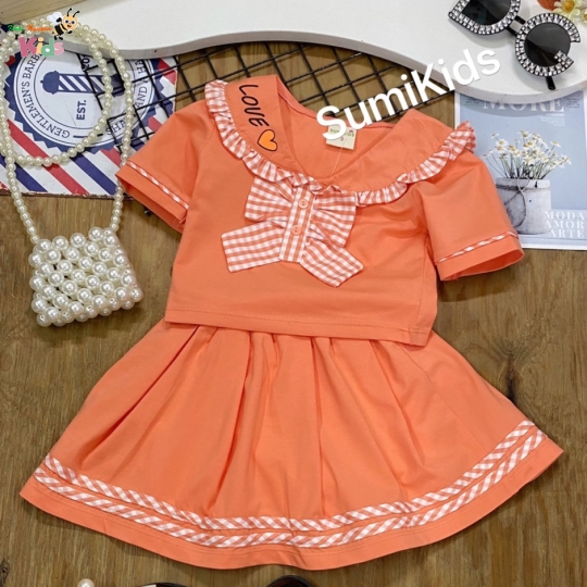 XƯỞNG MAY - CHÀO LÔ SÉT VÁY LOVE SIÊU YÊU