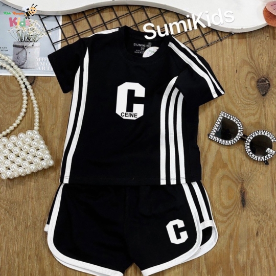 XƯỞNG MAY SUMIKIDS - CHÀO LÔ SHORT GÁI CHỮ C