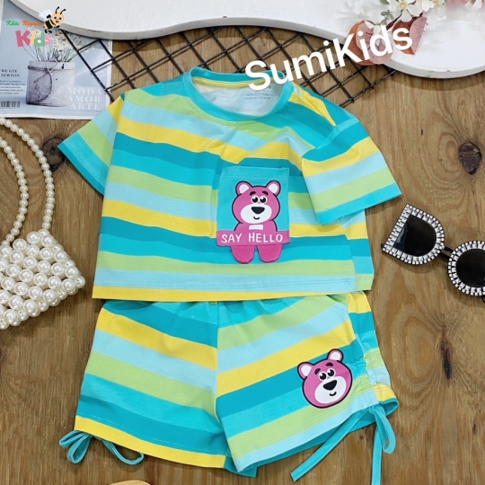 XƯỞNG MAY - CHÀO LÔ SHORT SỌC GẤU