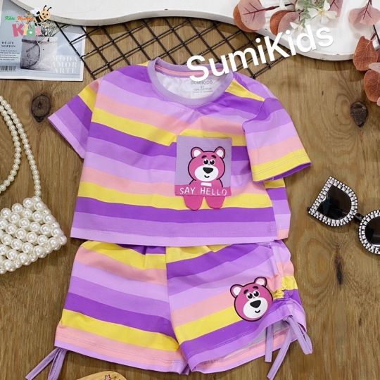 XƯỞNG MAY - CHÀO LÔ SHORT SỌC GẤU