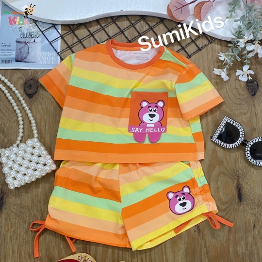 XƯỞNG MAY - CHÀO LÔ SHORT SỌC GẤU