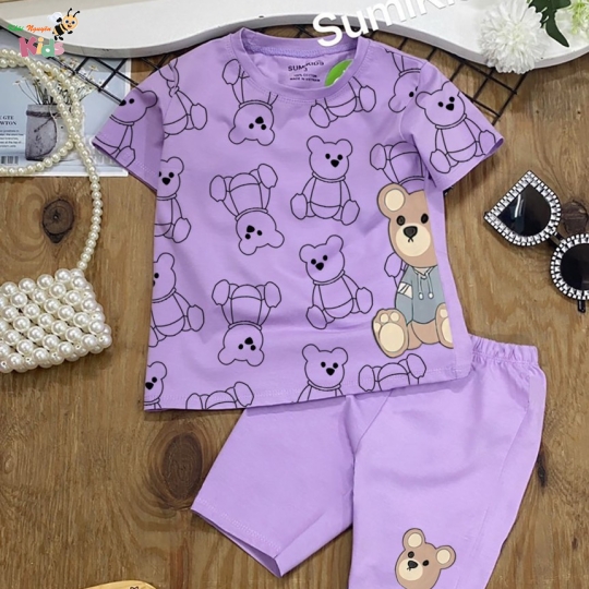 XƯỞNG MAY SUMIKIDS - CHÀO LÔ BỘ GẤU BÉ GÁI