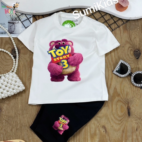 XƯỞNG MAY SUMIKIDS - CHÀO LÔ NGỐ GÁI GẤU HỒNG