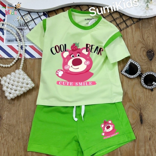 XƯỞNG MAY - CHÀO LÔ SHORT GÁI76 GẤU DÂU