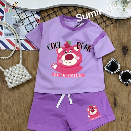 XƯỞNG MAY - CHÀO LÔ SHORT GÁI76 GẤU DÂU