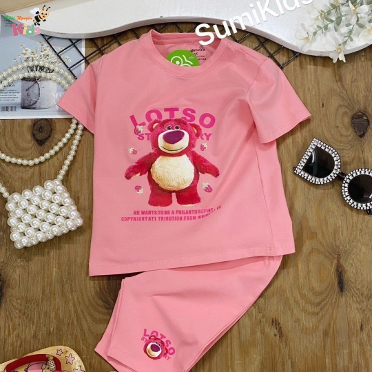 XƯỞNG MAY - CHÀO LÔ NGỐ GẤU DÂU BG77