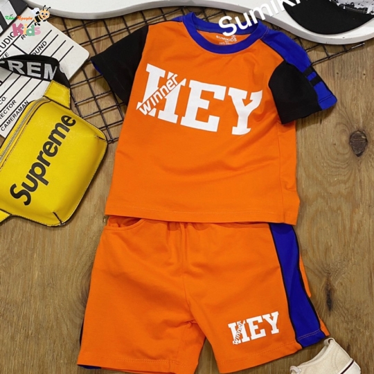 XƯỞNG MAY - CHÀO LÔ BÉ TRAI PHONG CÁCH THỂ THAO "HEY"