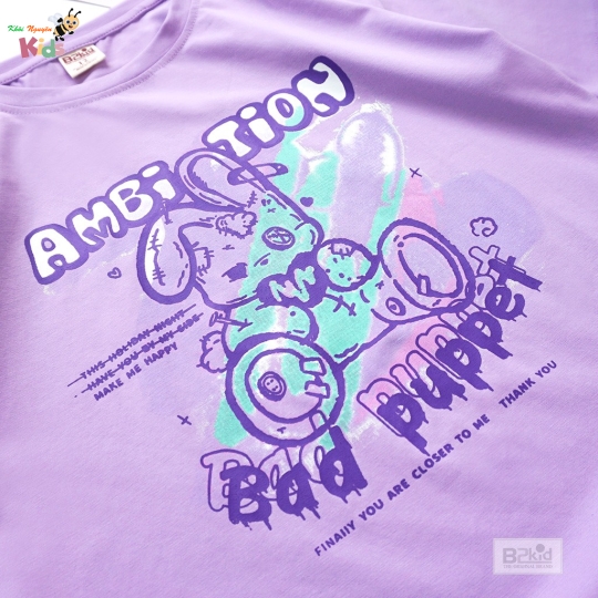 XƯỞNG MAY B2KIDS CHÀO BỘ THUN SHORT BÉ GÁI AMBITION 
