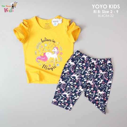 XƯỞNG MAY - CHÀO LÔ BỘ GÁI YOYO "BELIEVE IN MAGIC"