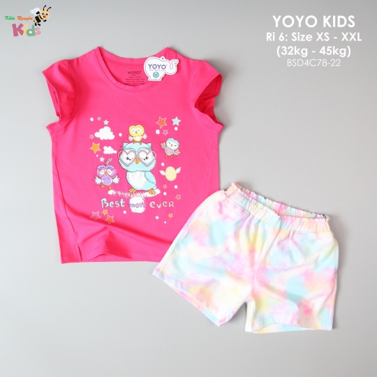 XƯỞNG MAY - CHÀO LÔ GÁI YOYO "BEST MOM EVER"