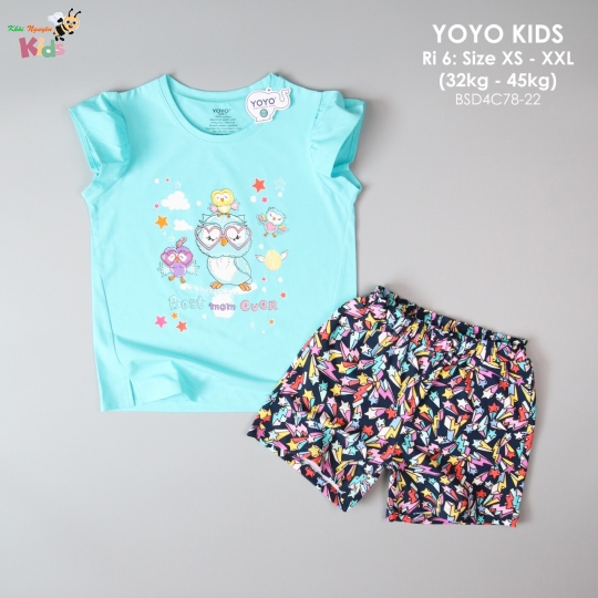 XƯỞNG MAY - CHÀO LÔ GÁI YOYO "BEST MOM EVER"