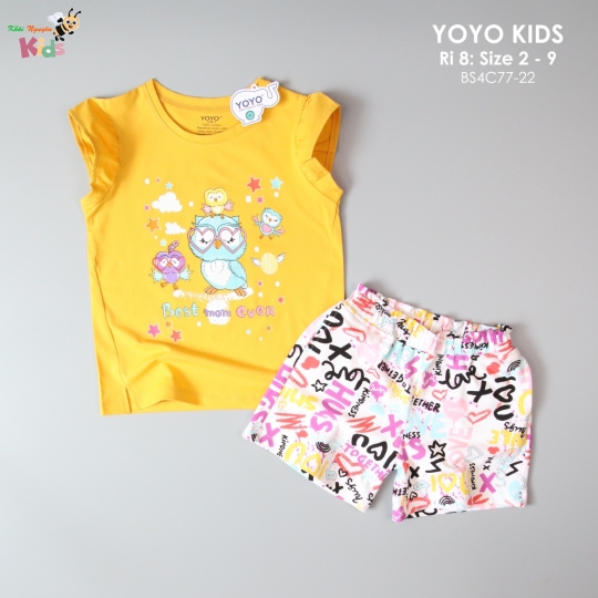 XƯỞNG MAY - CHÀO LÔ GÁI YOYO "BEST MOM EVER"