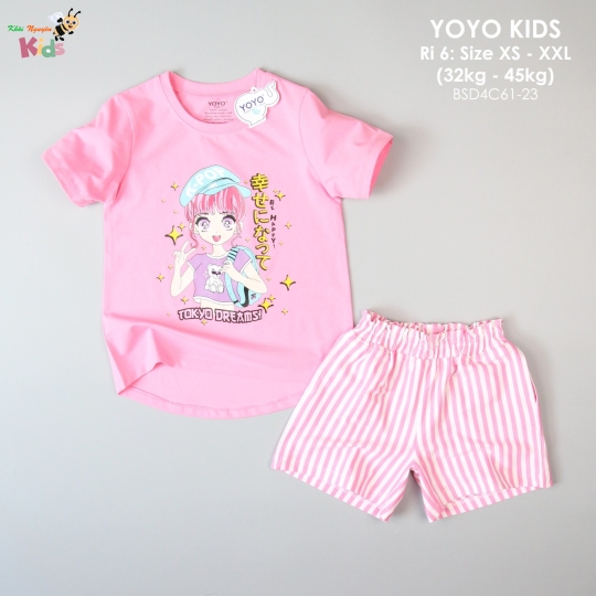 XƯỞNG MAY - CHÀO LÔ SHORT GÁI "BÉ GÁI K POP TOKYO DREAMS"