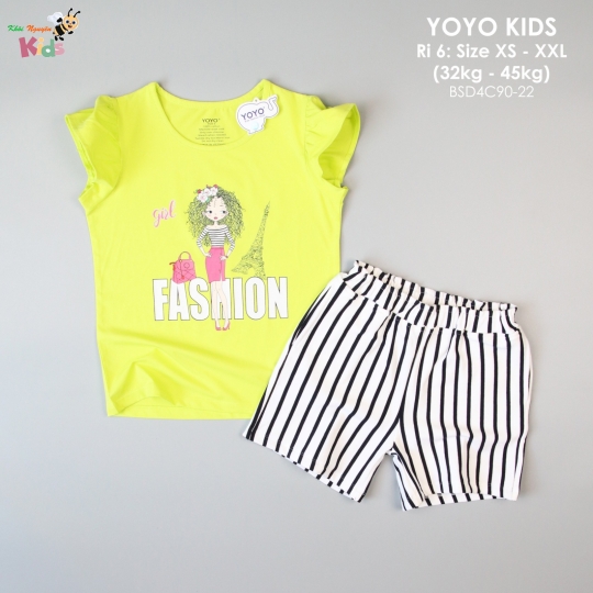 YOYO KIDS CHÀO LÔ SHORT BÉ GÁI "FASHION"