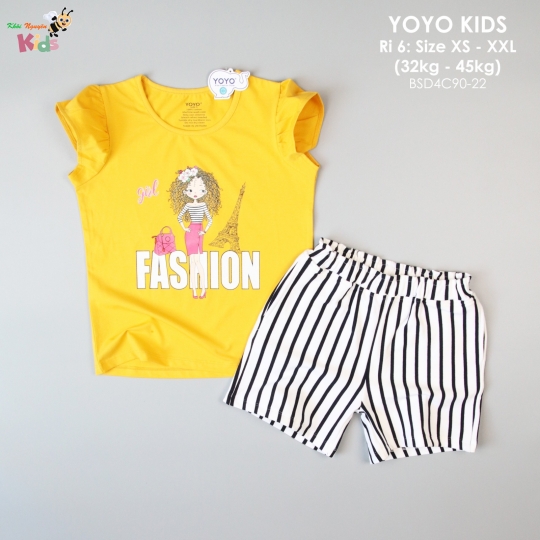 YOYO KIDS CHÀO LÔ SHORT BÉ GÁI "FASHION"