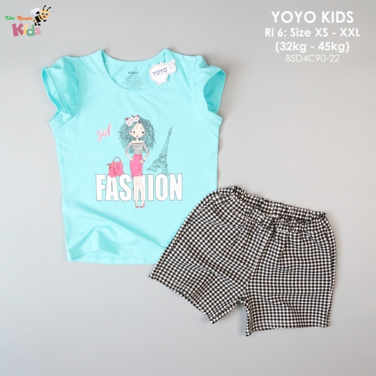 YOYO KIDS CHÀO LÔ SHORT BÉ GÁI "FASHION"