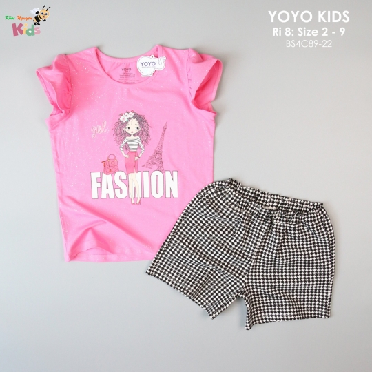 YOYO KIDS CHÀO LÔ SHORT BÉ GÁI "FASHION"