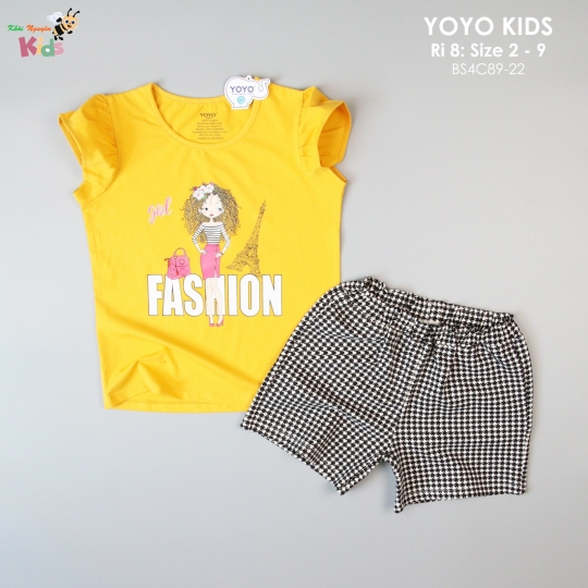 YOYO KIDS CHÀO LÔ SHORT BÉ GÁI "FASHION"