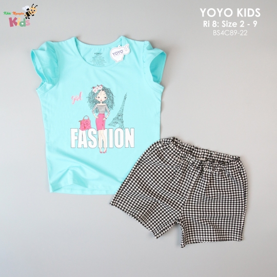 YOYO KIDS CHÀO LÔ SHORT BÉ GÁI "FASHION"
