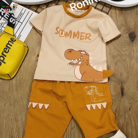 BỘ TRAI CÓ TAY KHỦNG LONG RONI KIDS