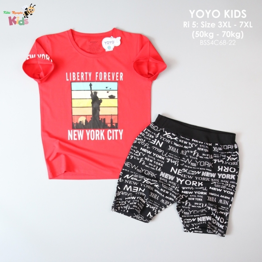 XƯỞNG MAY - BỘ TRAI YOYO MẪU IN " NỮ  THẦN TỰ DO NEW YORK CITY"