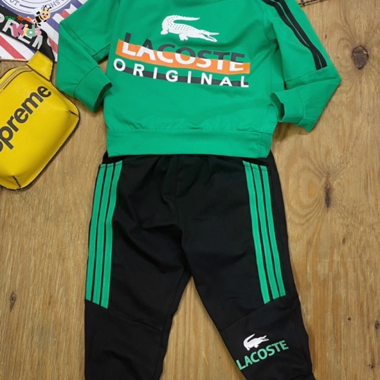 XƯỞNG MAY - CHÀO LÔ BỘ DÀI TAY PHONG CÁCH THỂ THAO "LACOSTE ORIGINAL"