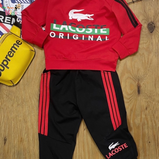 XƯỞNG MAY - CHÀO LÔ BỘ DÀI TAY PHONG CÁCH THỂ THAO "LACOSTE ORIGINAL"