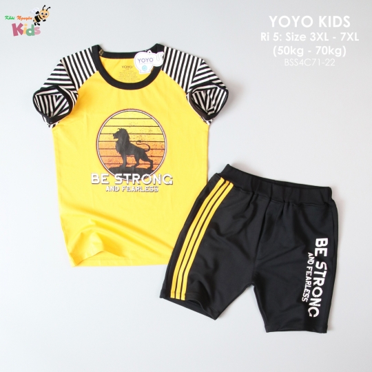 XƯỞNG MAY - BỘ TRAI YOYO BỘ TRAI "LION KING BE STRONG"