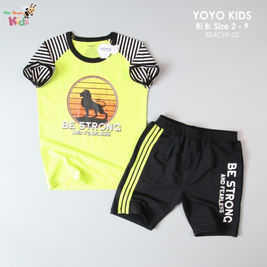 XƯỞNG MAY - BỘ TRAI YOYO BỘ TRAI "LION KING BE STRONG"