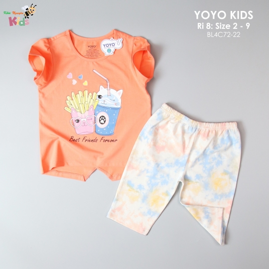 XƯỞNG MAY CHÀO LÔ YOYO GÁI LỬNG "BEST FRIENDS FOREVER"