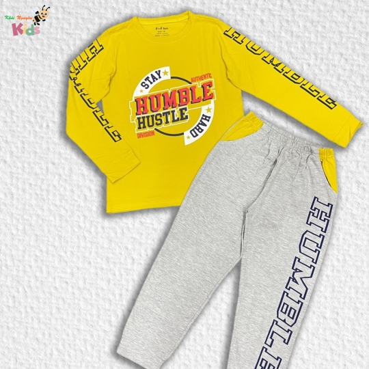XƯỞNG MAY - CHÀO LÔ BỘ DÀI TAY BÉ TRAI "HUMBLE"
