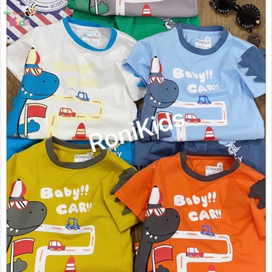 XƯỞNG MAY RONIKIDS - CHÀO BỘ TRAI KHỦNG LONG ĐẮP RĂNG VÂY